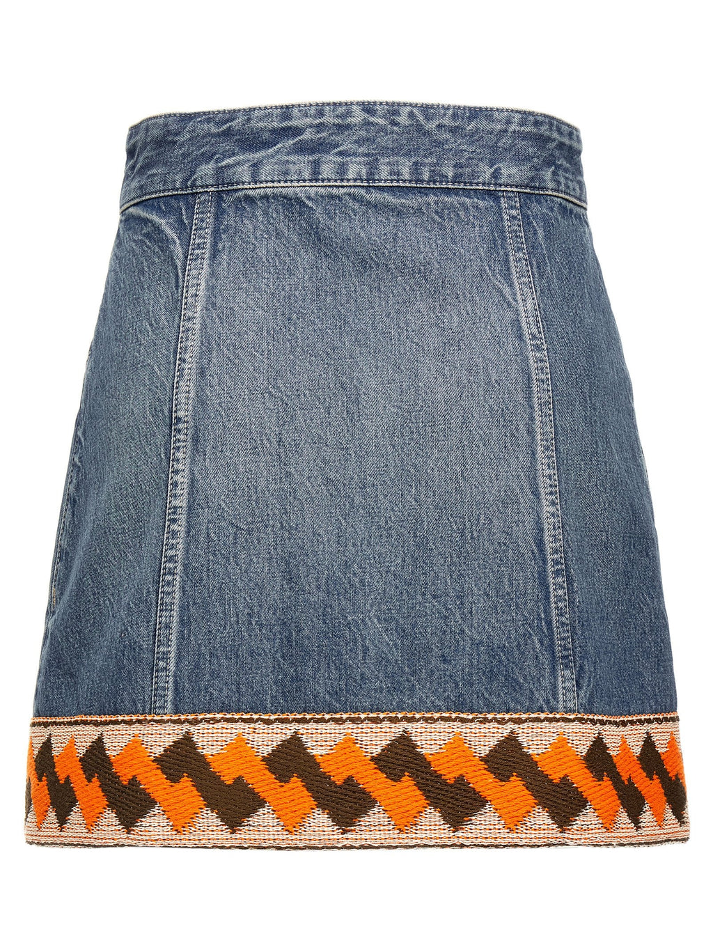 Valentino Garavani Multicolor Cotton Long Skirt Valentino Garavani