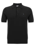 Burberry Black Wool Polo Shirt Burberry