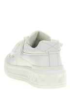 Valentino Garavani White Calfskin Chunky Sneakers Valentino Garavani