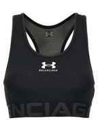 Balenciaga Black Polyester Sport Bra Balenciaga