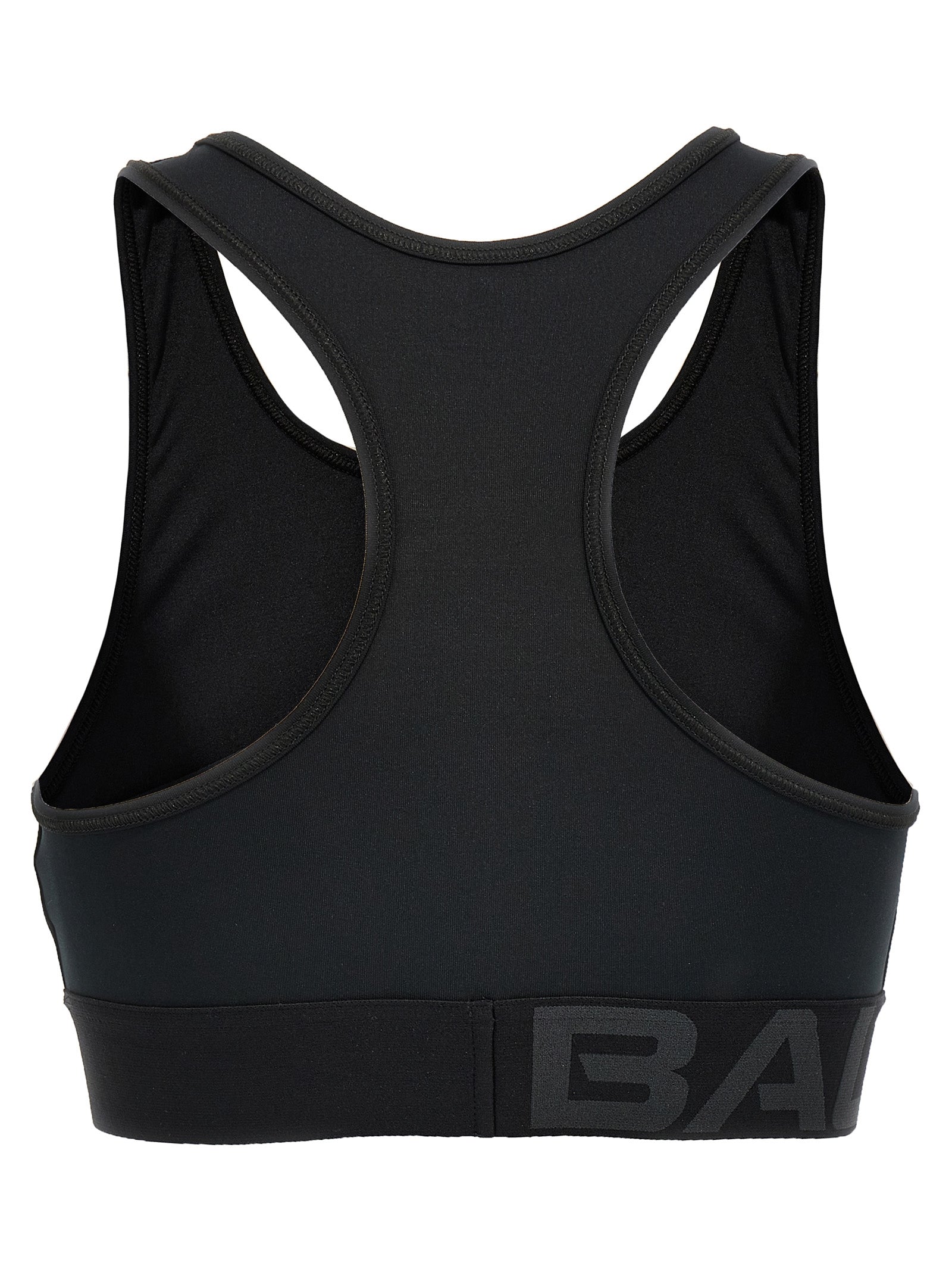 Balenciaga Black Polyester Sport Bra Balenciaga