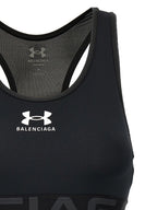Balenciaga Black Polyester Sport Bra Balenciaga