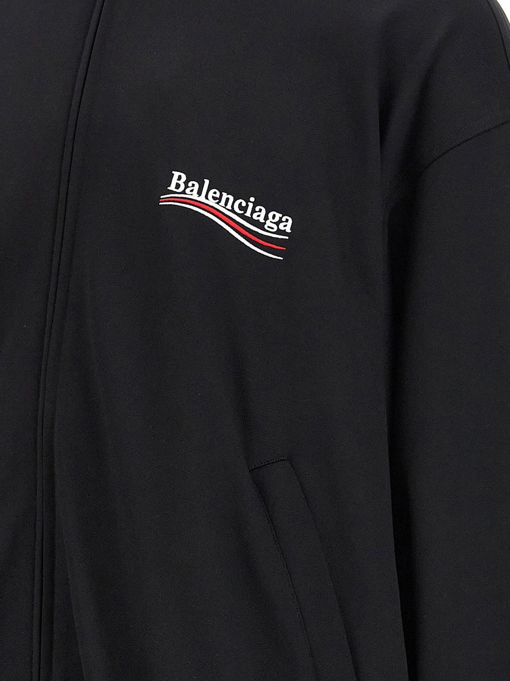 Balenciaga Black Polyamide Sweatshirt Balenciaga