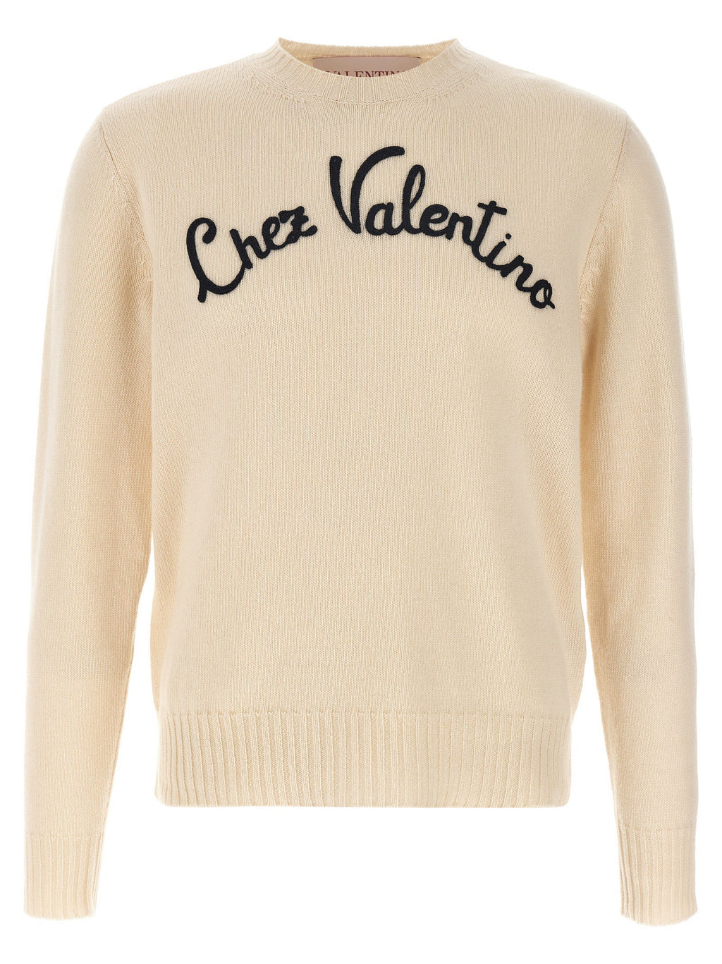 Valentino Garavani Beige Virgin Wool Cardigan Valentino Garavani