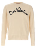 Valentino Garavani Beige Virgin Wool Cardigan Valentino Garavani