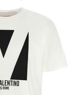 Valentino Garavani Bicolor Cotton T-Shirt Valentino Garavani