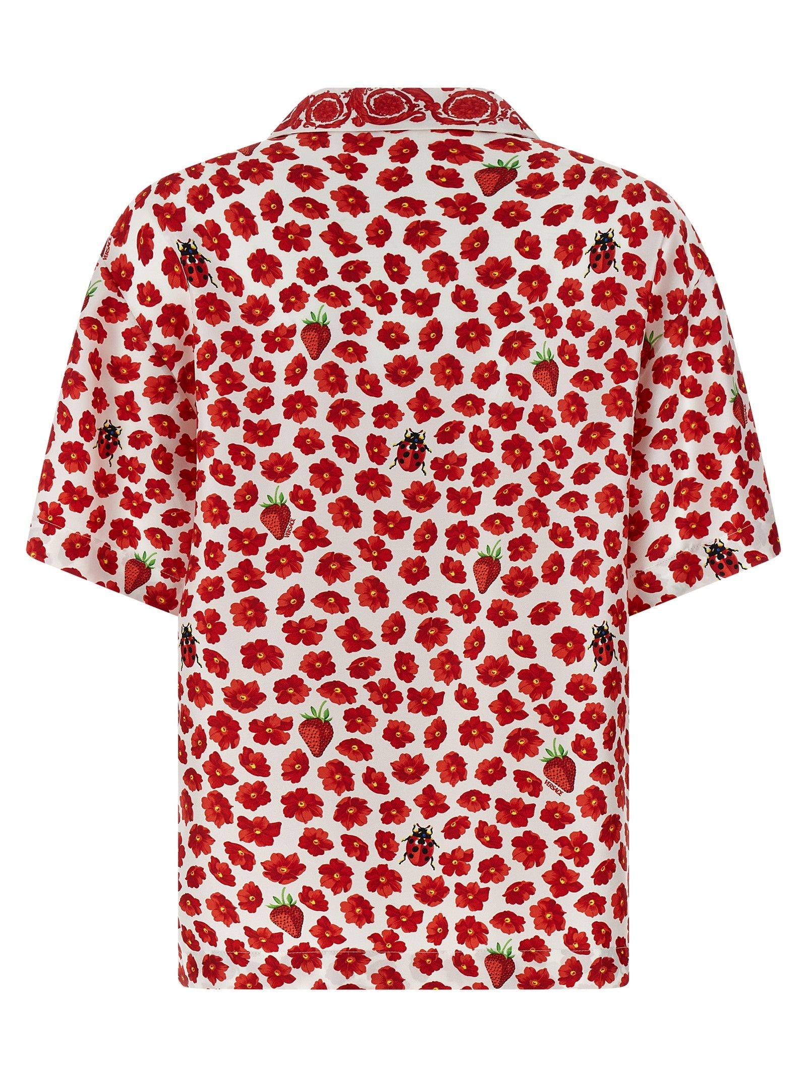 Versace Multicolor Silk Blouse Versace