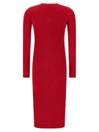 Versace Multicolor Viscose Midi Dress Versace