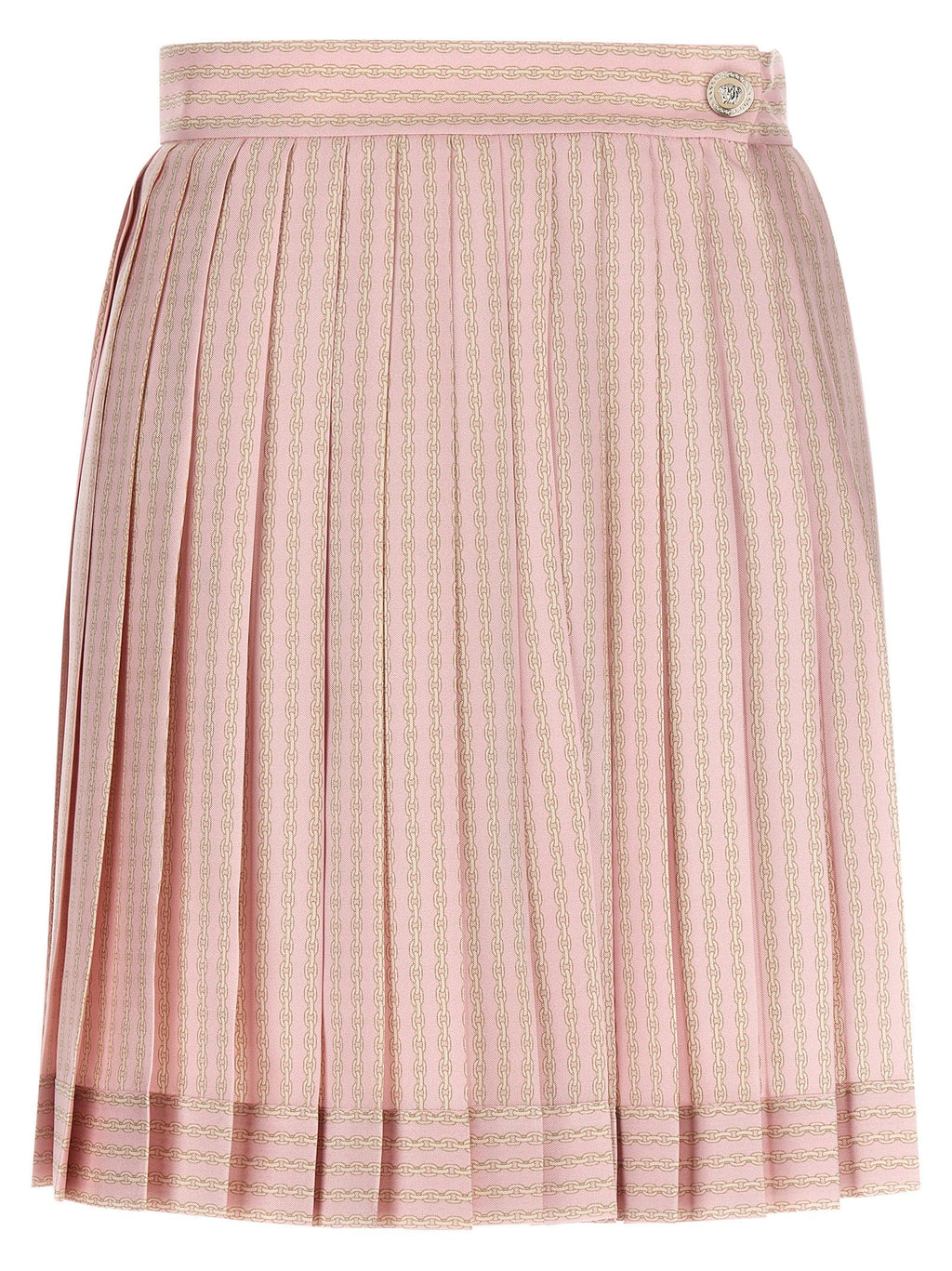 Versace Multicolor Silk Long Skirt Versace