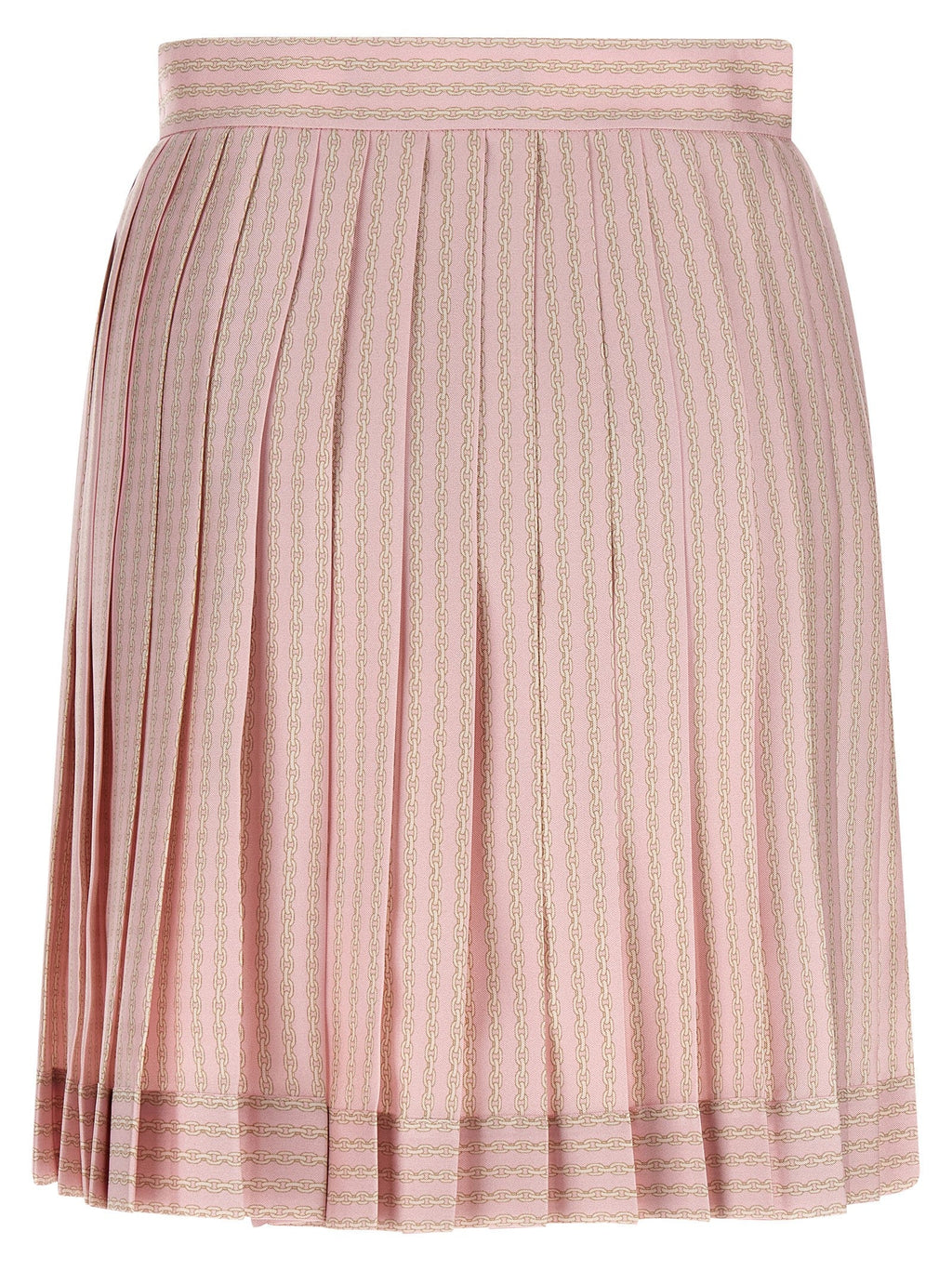 Versace Multicolor Silk Long Skirt Versace