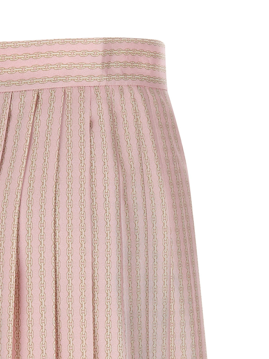 Versace Multicolor Silk Long Skirt Versace