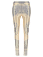 Versace Multicolor Polyester Leggings Versace