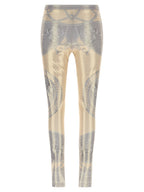 Versace Multicolor Polyester Leggings Versace