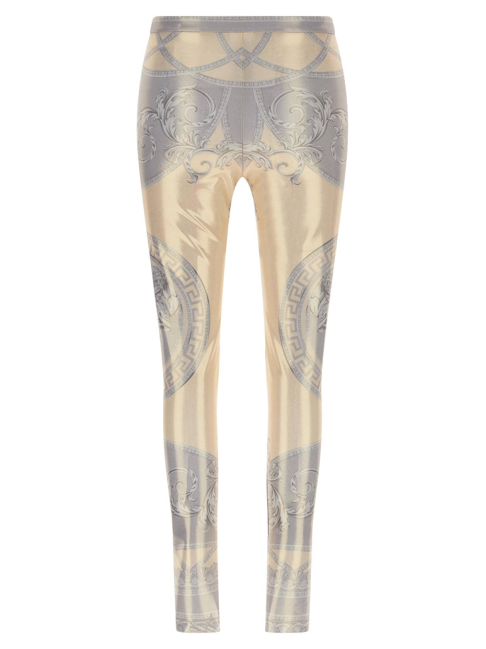 Versace Multicolor Polyester Leggings Versace