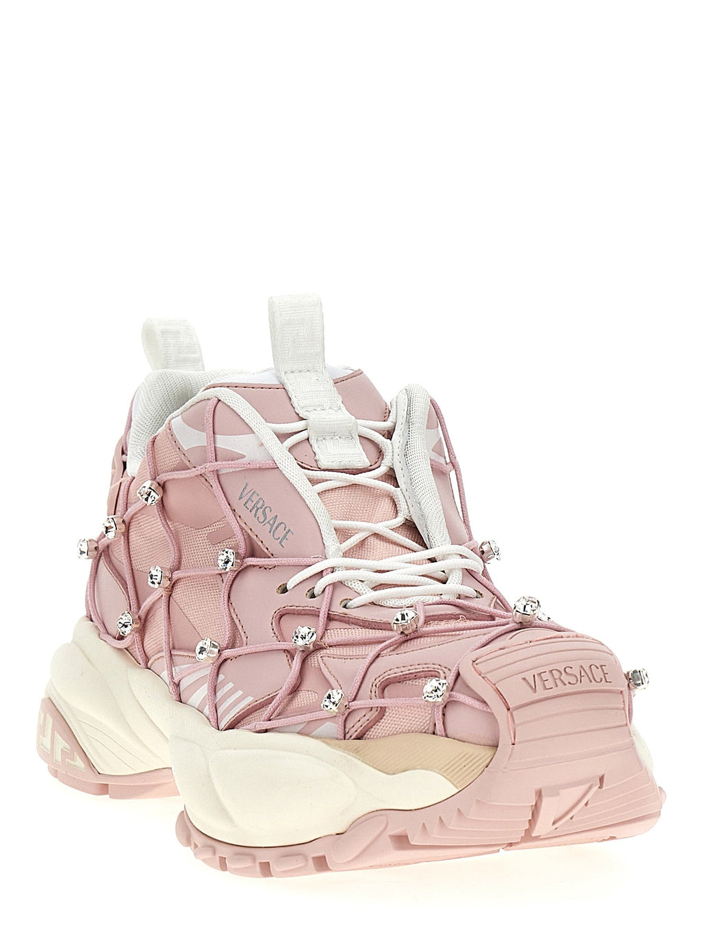 Versace Multicolor Polyester Athletic Sneakers Versace