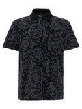 Versace Multicolor Cotton Polo Shirt Versace