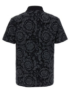 Versace Multicolor Cotton Polo Shirt Versace