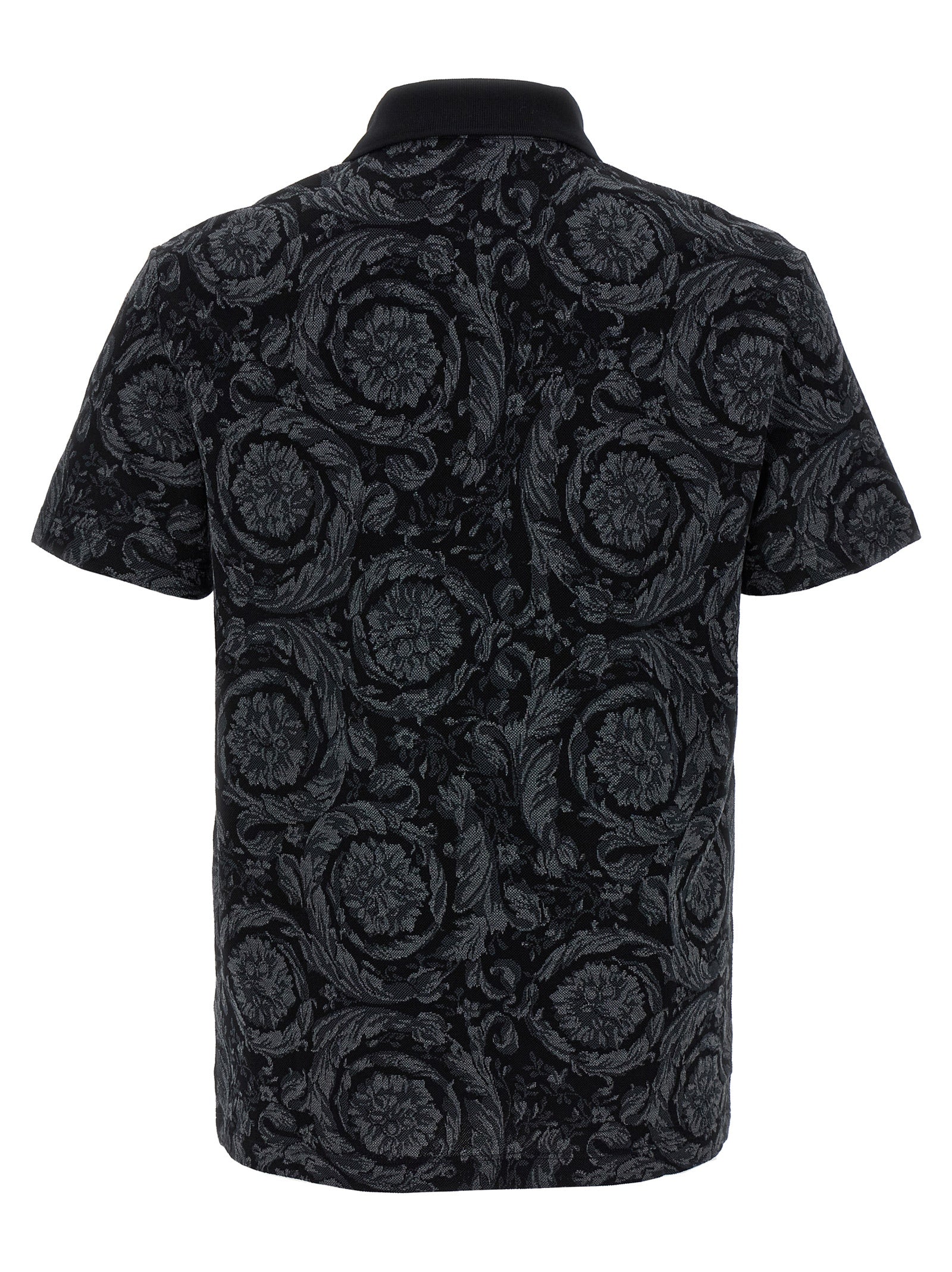 Versace Multicolor Cotton Polo Shirt Versace