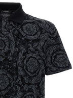 Versace Multicolor Cotton Polo Shirt Versace