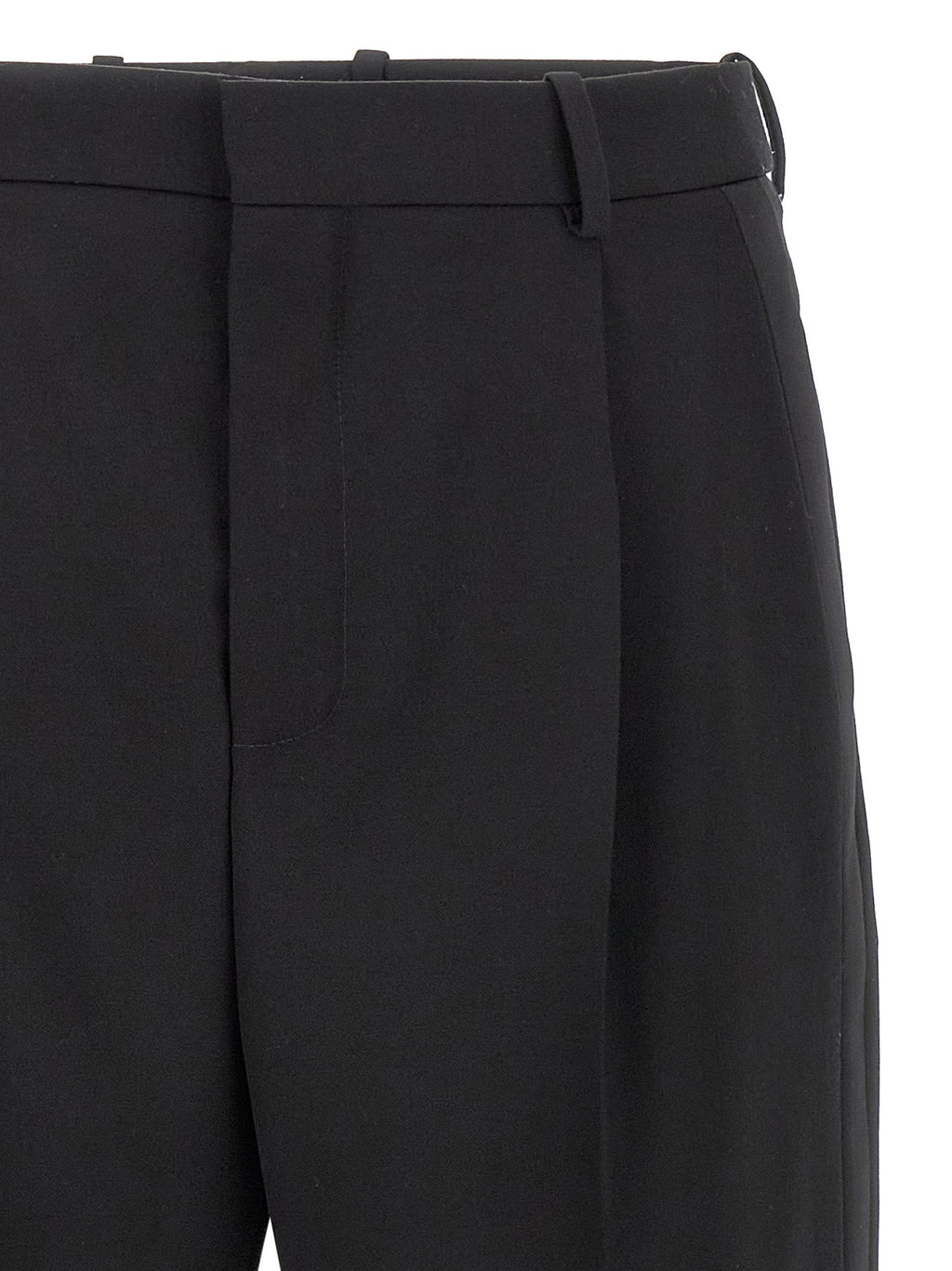 Saint Laurent Black Wool Dress Pants Saint Laurent