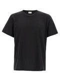 Saint Laurent Black Cotton T-Shirt Saint Laurent