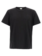 Saint Laurent Black Cotton T-Shirt Saint Laurent
