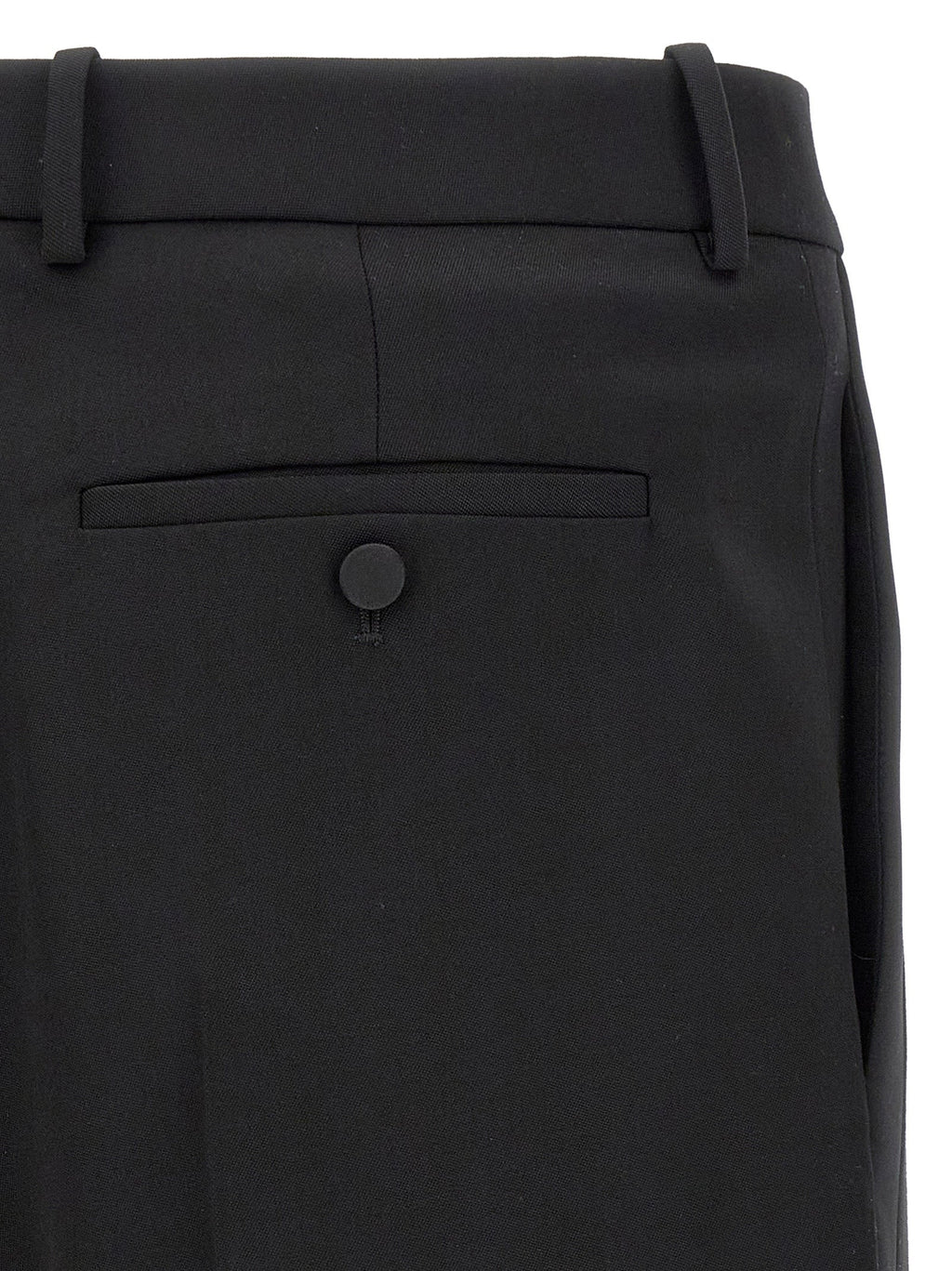 Saint Laurent Black Wool Dress Pants Saint Laurent