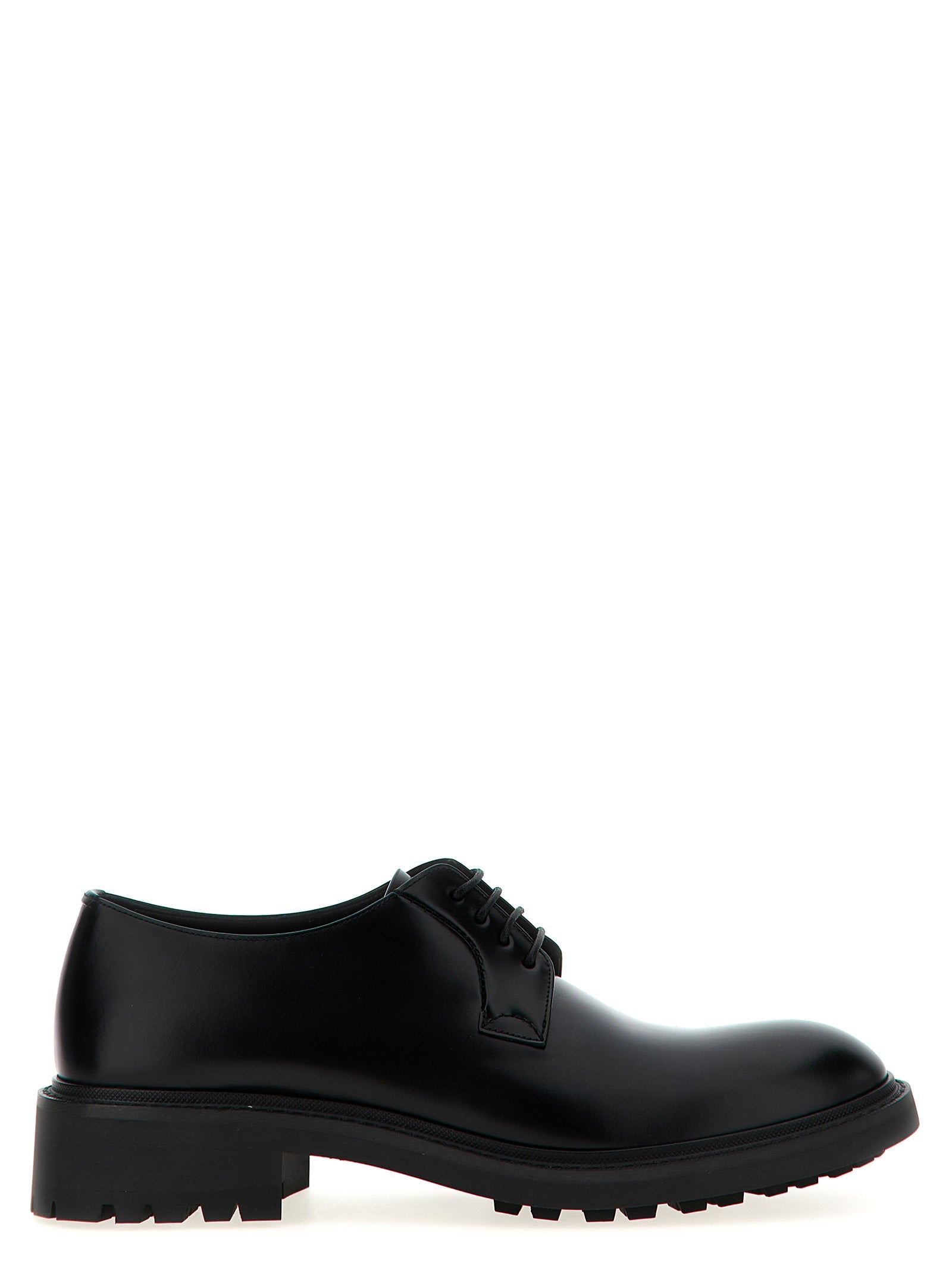Saint Laurent Black Lamb Leather Oxfords And Derbies Saint Laurent