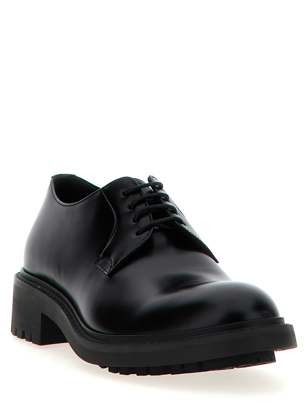 Saint Laurent Black Lamb Leather Oxfords And Derbies Saint Laurent