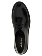 Saint Laurent Black Lamb Leather Oxfords And Derbies Saint Laurent