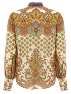 Valentino Garavani Multicolor Cotton Blouse Valentino Garavani