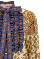 Valentino Garavani Multicolor Cotton Blouse Valentino Garavani