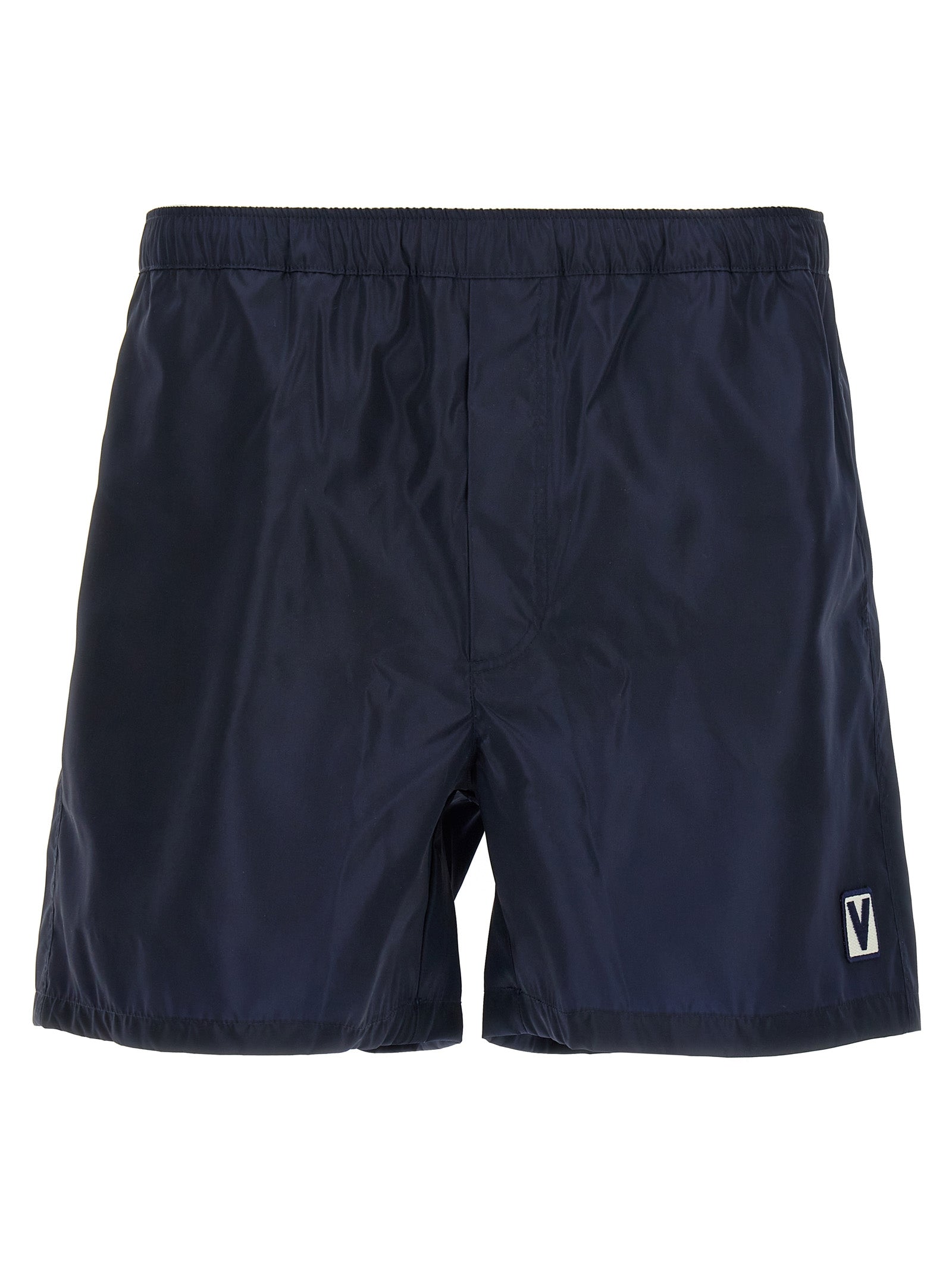 Valentino Garavani Blue Polyamide Swim Shorts Valentino Garavani