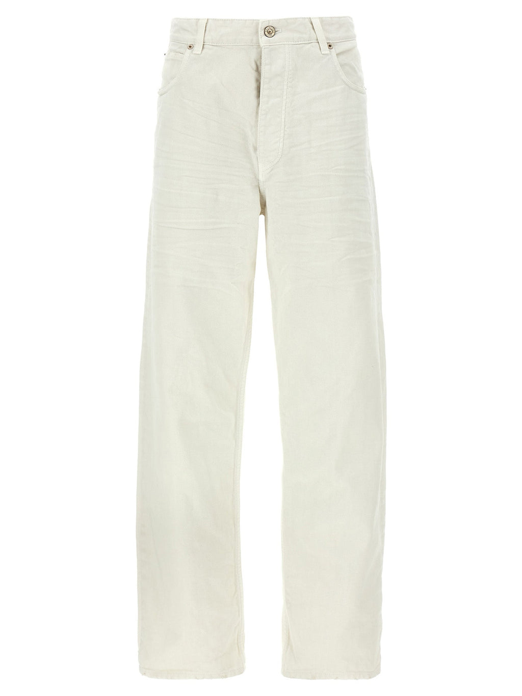 Balenciaga White Cotton Jeans Denim Balenciaga