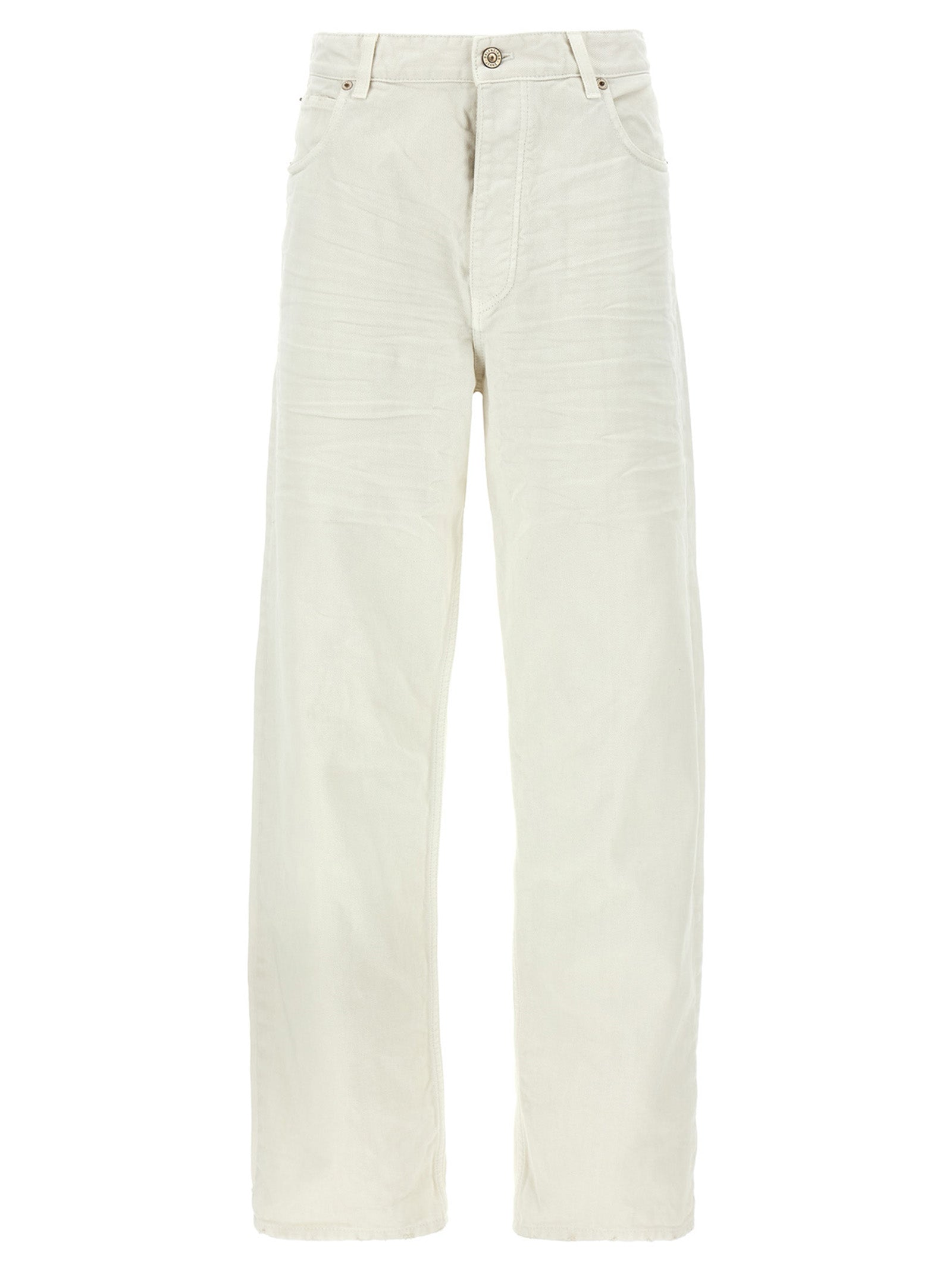 Balenciaga White Cotton Jeans Denim Balenciaga