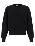 Saint Laurent Black Cotton Sweatshirt Saint Laurent