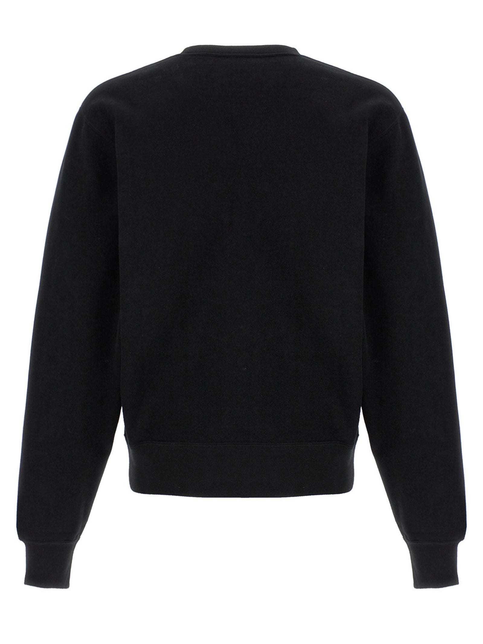 Saint Laurent Black Cotton Sweatshirt Saint Laurent