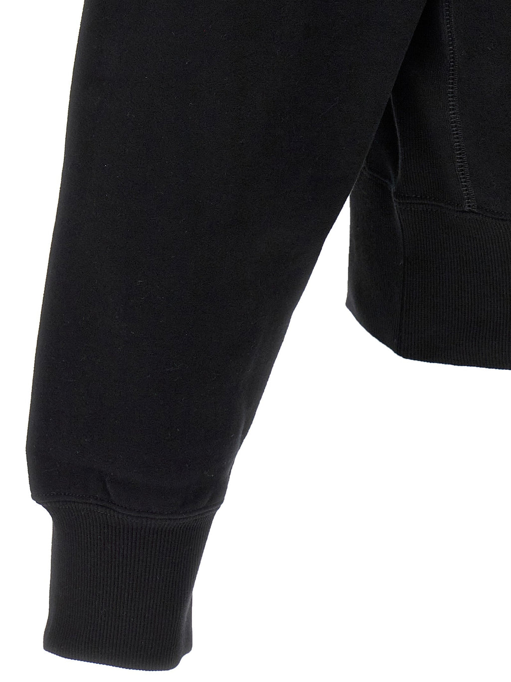 Saint Laurent Black Cotton Sweatshirt Saint Laurent