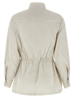 Fendi White Cotton Shell Jacket Fendi
