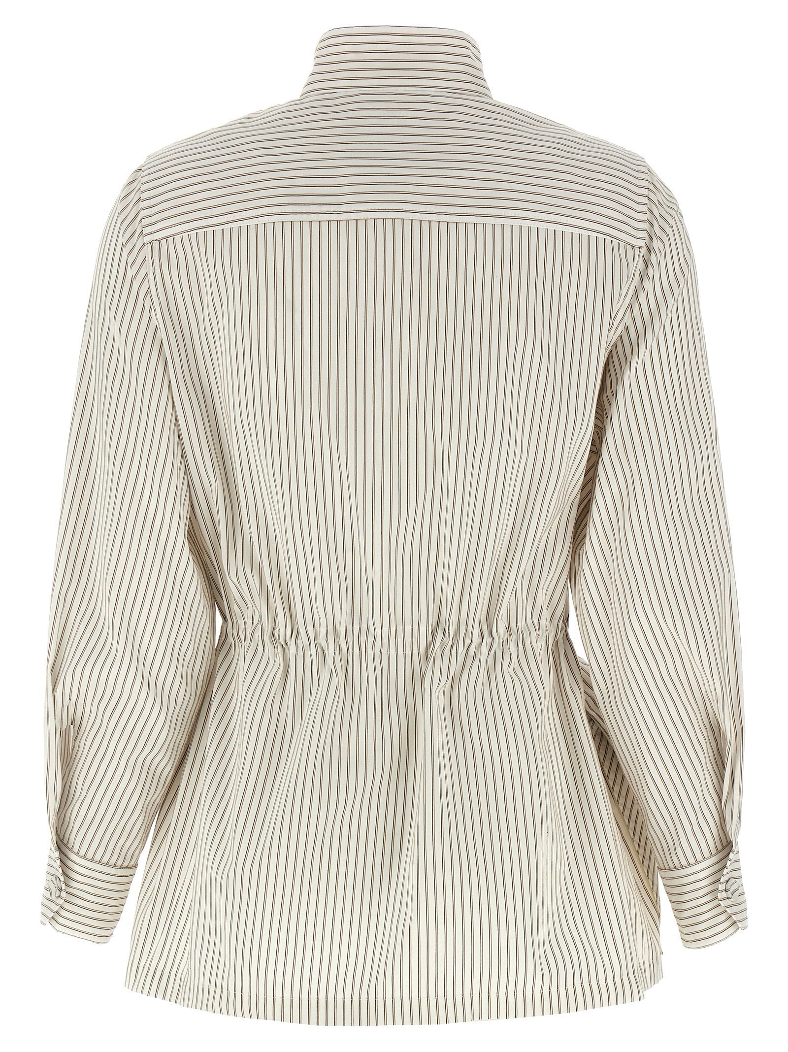 Fendi White Cotton Shell Jacket Fendi