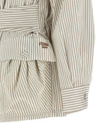 Fendi White Cotton Shell Jacket Fendi