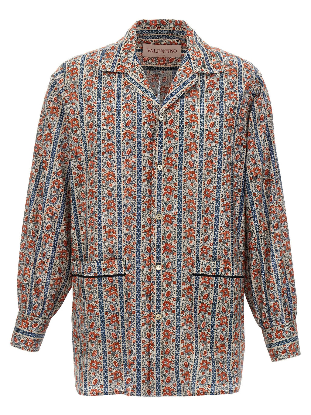 Valentino Garavani Multicolor Cotton Blouse Valentino Garavani