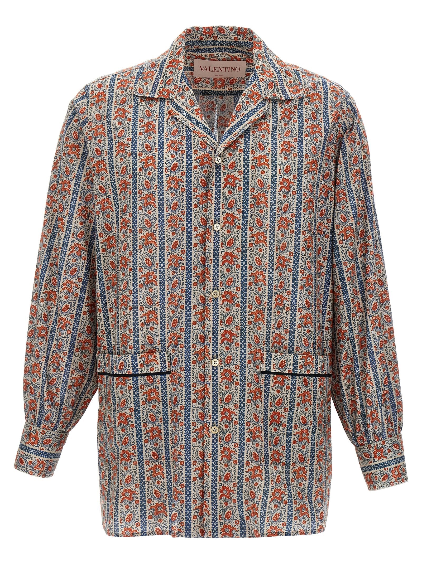 Valentino Garavani Multicolor Cotton Blouse Valentino Garavani