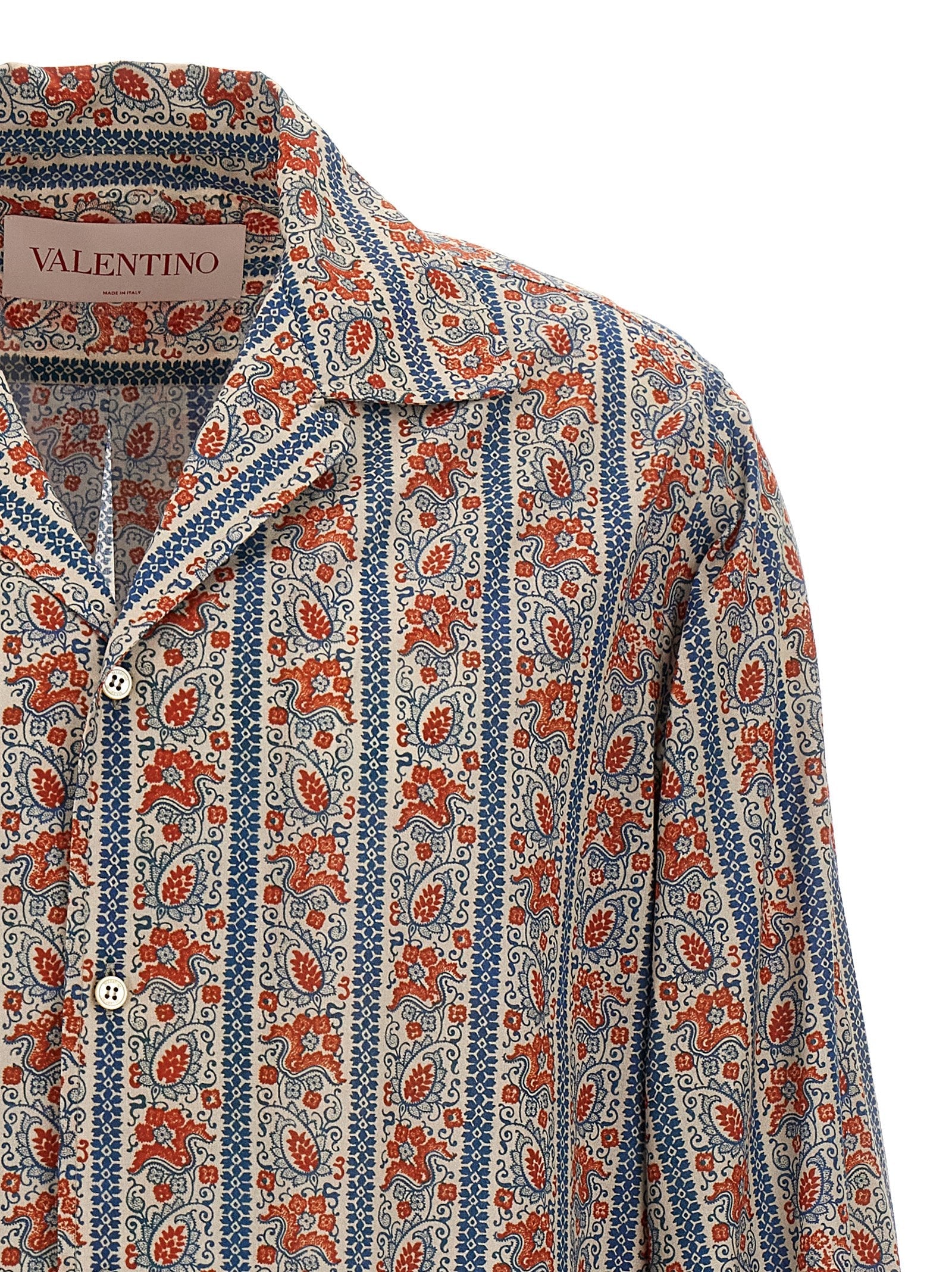 Valentino Garavani Multicolor Cotton Blouse Valentino Garavani