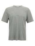 Saint Laurent Gray Cotton T-Shirt Saint Laurent