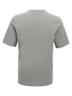 Saint Laurent Gray Cotton T-Shirt Saint Laurent