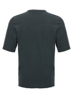 Saint Laurent Black Cotton T-Shirt Saint Laurent