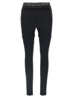 Balenciaga Black Polyester Leggings Balenciaga