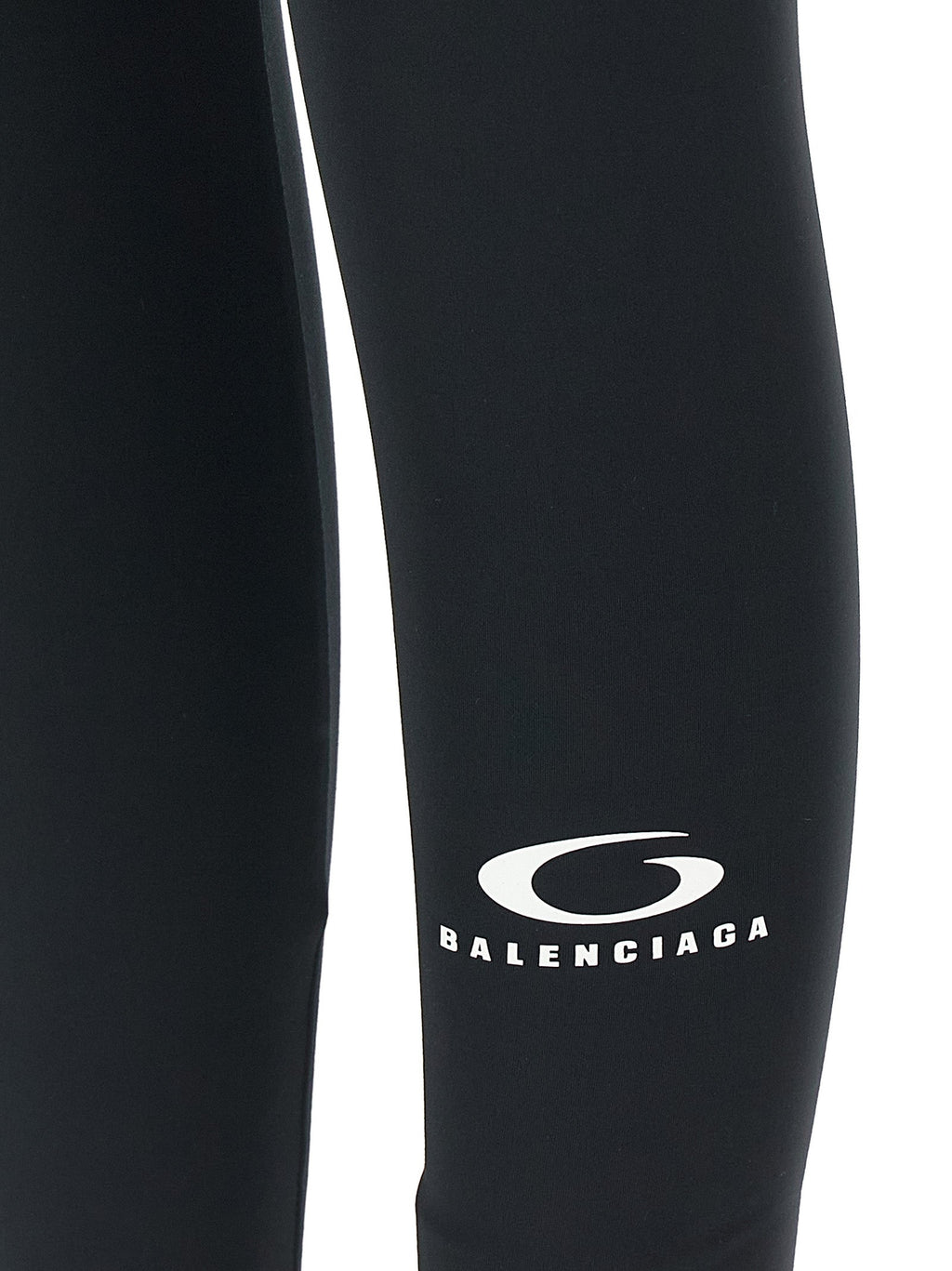 Balenciaga Black Polyester Leggings Balenciaga