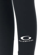 Balenciaga Black Polyester Leggings Balenciaga